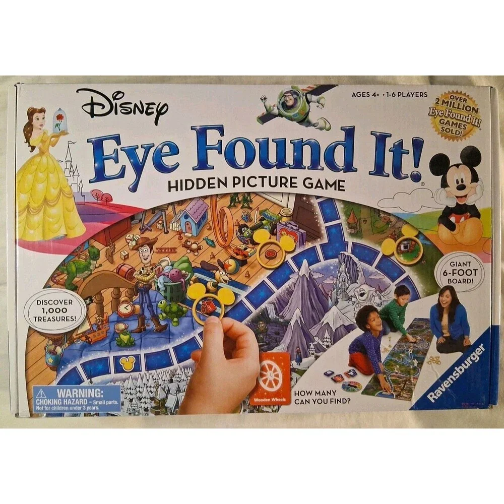 Ravensburger Disney Eye Found It! Hidden Picture Game 6-Foot Board Multi-Color